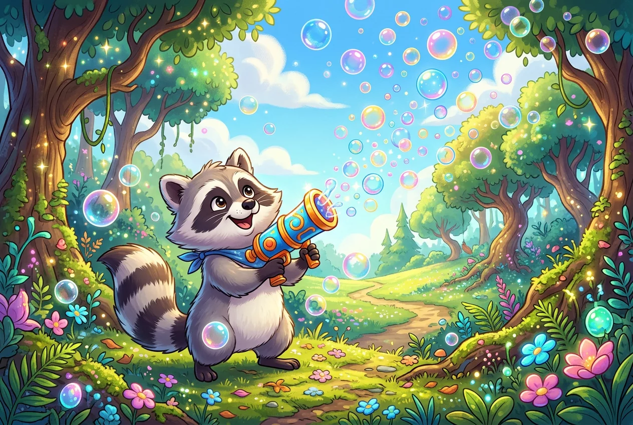 Bubble Shooter Raccoon